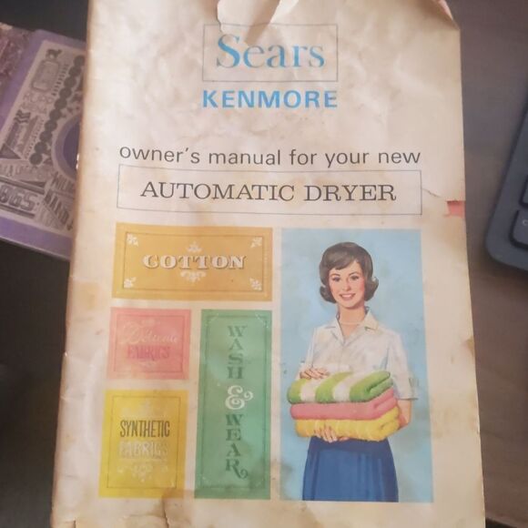 Vintage Sears/ Kenmore automatic dryer owner's manual - Picture 1 of 2